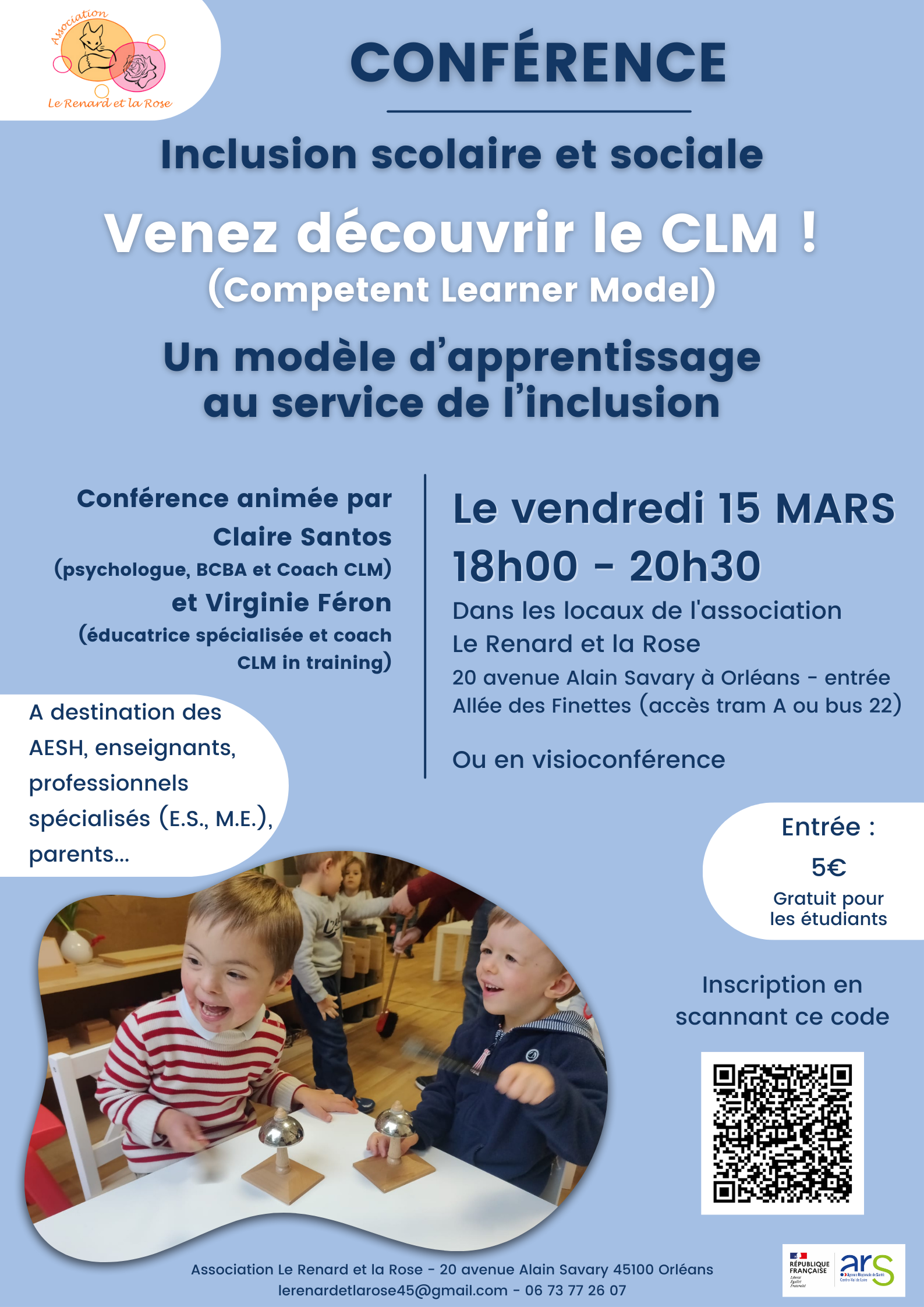 Conférence Venez découvrir le CLM le 15 mars
