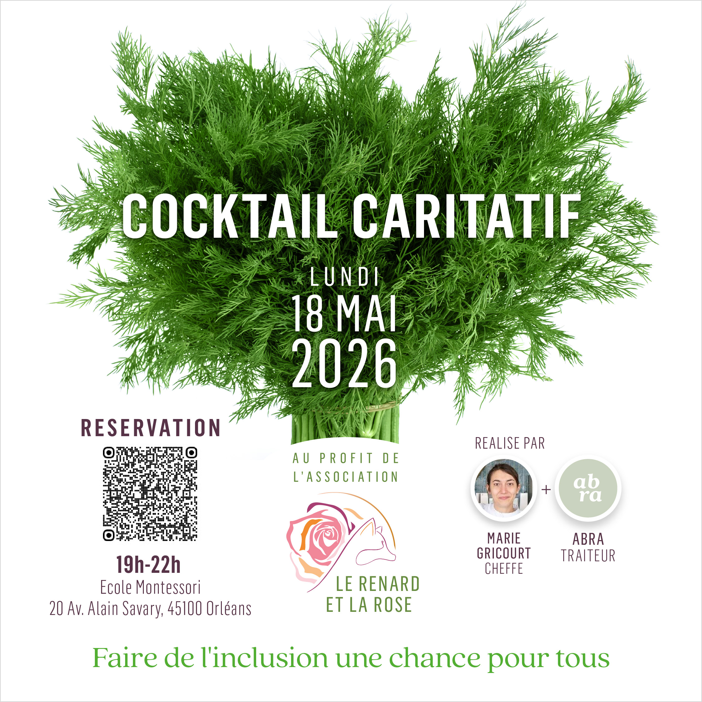 Soirée caritative le lundi 18 mai 2026